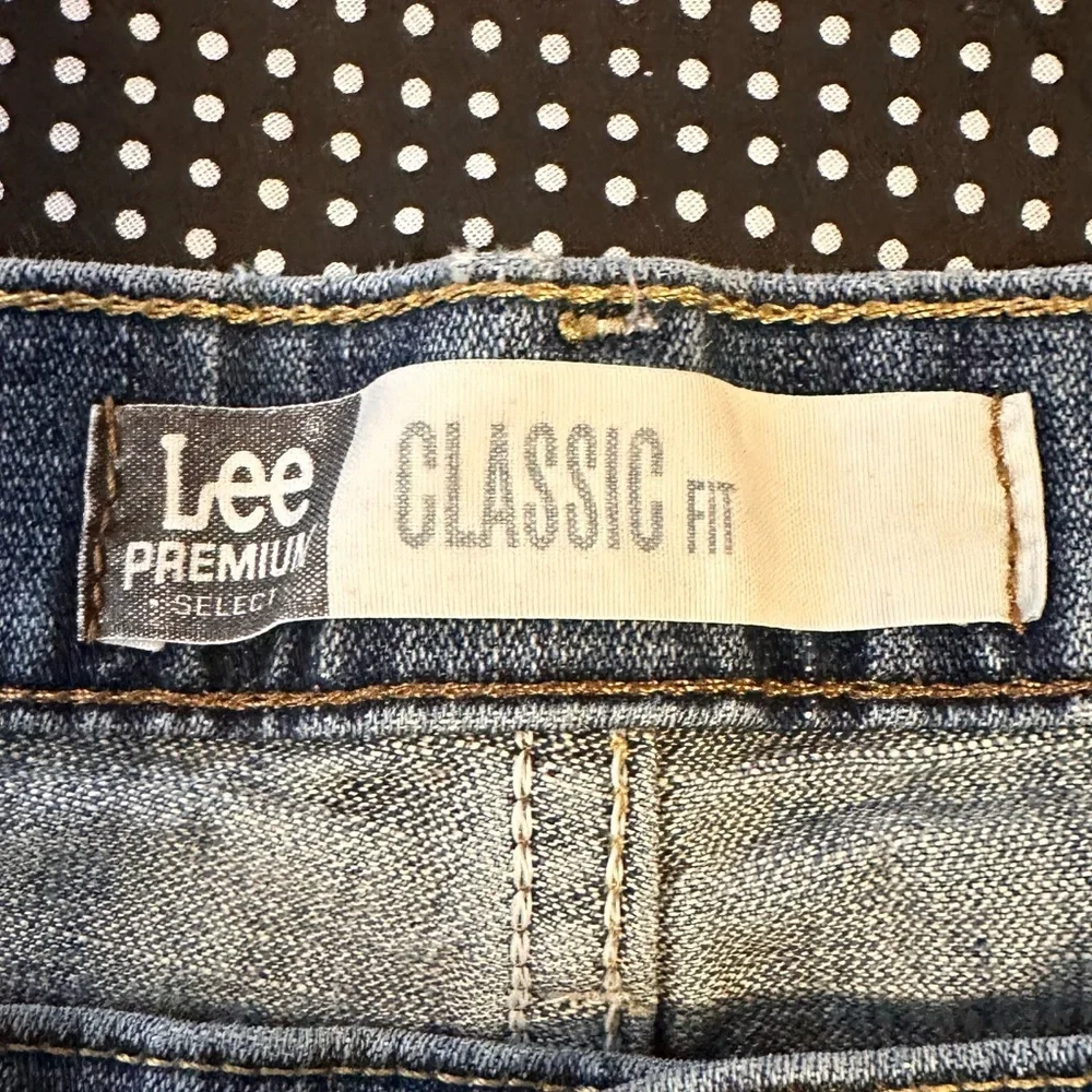 Lee Men's Premium Select Classic Fit Blue Jeans 38x34
